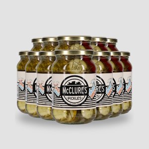 Sweet & Spicy Crinkle Cut Pickles, 12 x 500g Jar Case