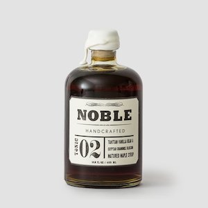 Corporate Gifting: Noble Handcrafted 02: Tahitian Vanilla Bean & Egyptian Chamomile Blossom Matured Maple, 450ml bottle
