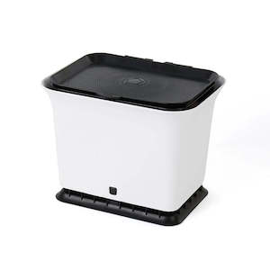 Bins Waste And Compost: Full Circle Fresh Air Odour-Free Compost Bin - White