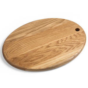 Blomsterbergs: Blomsterberg Oval Oak Board - 41 x 31cm