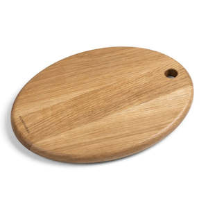 Blomsterbergs: Blomsterberg Oval Oak Board - 31 x 22cm