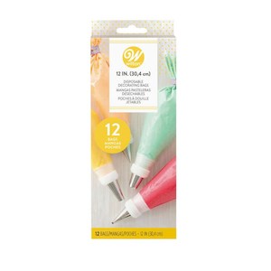 Decorating: Wilton 12 Inch Disposable Decorating Bags - 12 pack