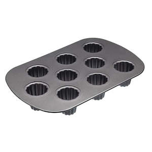 Bakemaster: Bakemaster Non Stick Canele Pan - 9cup - 34 x 22 x 5cm
