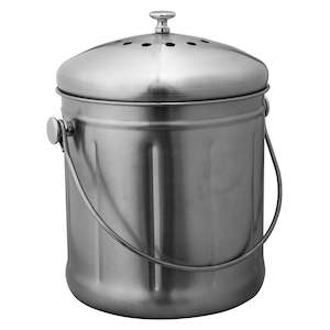 Bins Waste And Compost: Avanti Stainless Steel Compost Bin - 10L