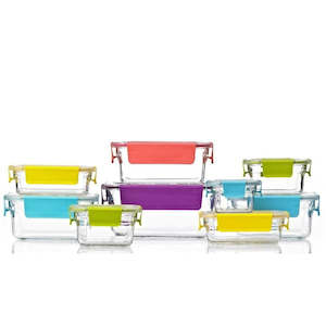 Glasslock: Glasslock Premium Oven Safe Container Set - 9 Piece