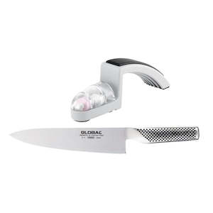 Global: Global Classic Cooks Knife & Sharpener Set