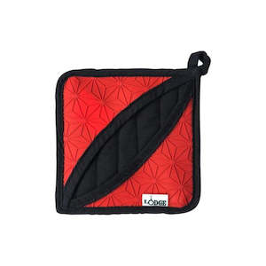 Heat Mats Trivets: Lodge Silicone Trivet Potholder - Red