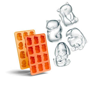 Ice Trays And Makers: Zoku Cat & Dog Ice Trays - Set of 2
