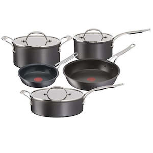 Jamie Oliver Cooks Classic Induction Hard Anodised Cookware Set - 5 Piece