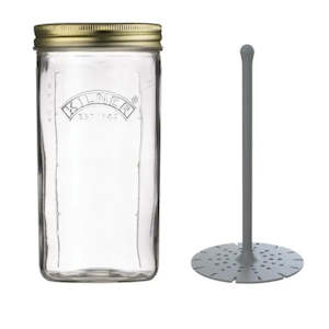 Kilner: Kilner Pickle Jar With Lifter - 1 Litre