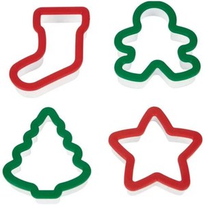 Bakeware: Wilton Holiday Grippy Cutter Set - 4 piece