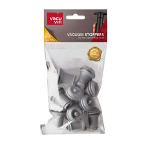 Barware: Vacu Vin Vacuum Wine Stopper - Grey