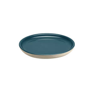 Emile Henry Small Plate - 18cm - Blue Flame / Ivory