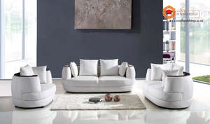 321 Sofa Sets Living Room Suites: Alitalia Sofa Set | 3+2+1 Seater Sofa (Black, White, Brown, Cream, cherry & Caramel)