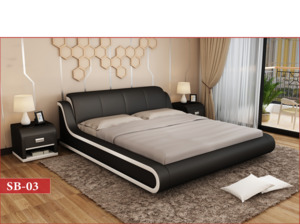 Station Bedroom Suites Smart Beds Multifunctional: Customisable Furniture | Choose Main & Trim Colors (Black, White, Brown, Cream, cherry & Caramel) SB-03