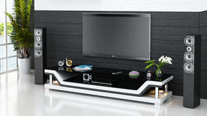 Entertainment Unit | Modern TV Stand | Customisable Colors (Black, White, Brown,&hellip;