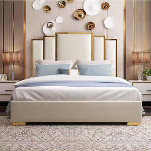 Modern Style Bed Designs: Zenith Modern Bed | Custom Color (White, Cream, Blue, Green, Black)