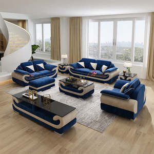 Custom Fabric Sofa Set | 3+2+1 Seater | Dual Color & Expandable (Black, White, B&hellip;