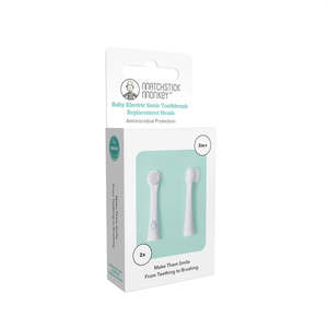 Teething: Matchstick Monkey Baby Sonic Toothbrush Replacement Heads (2 pack)