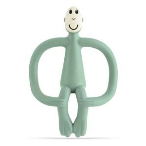 Teething: Matchstick Monkey - Baby Blue Teething Toy and Gel Applicator - Mint Green