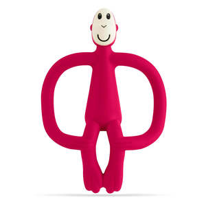 Matchstick Monkey - Rubin Red Teething Toy and Gel Applicator - Rubin Red