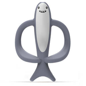 Matchstick Monkey Animal Teether - Shark Anti Microbial