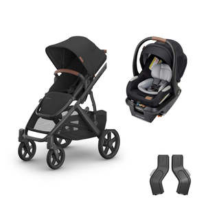 UPPAbaby Vista V3 Stroller NORI Maxi Cosi Mico Luxe + Capsule and Base Bundle