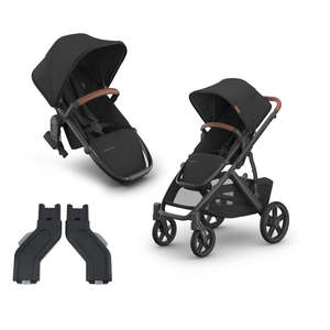 UPPAbaby VISTA V3 Stroller NORI  with UPPAbaby V3 Rumble Seat Bundle