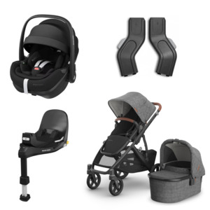UPPAbaby VISTA V3 Stroller, Maxi Cosi Pebble 360 Pro2 capsule & Family Fix Base &hellip;