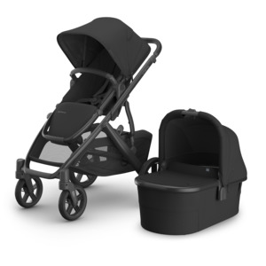 UPPAbaby Vista V3 Stroller with Bassinet - Jake (Black/Carbon)
