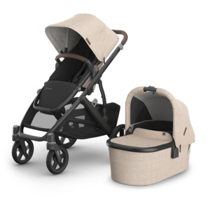 UPPAbaby Vista V3 Stroller with Bassinet - Liam (Oat Melange/Carbon)
