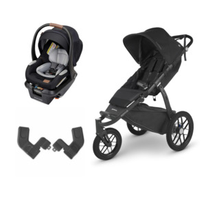 Uppababy Strollers: UPPAbaby RIDGE, Maxi Cosi Mico Luxe+ Capsule and Base Bundle