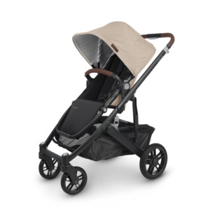 Single Strollers: UPPAbaby Cruz V2 - LIAM (Oat Melange/Carbon)