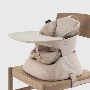 Travel Strollers: Hannie Portable Highchair - White Sand