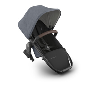 Uppababy Vista V3: UPPAbaby VISTA V3 RumbleSeat - Julian (Dusty Blue Melange)