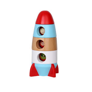 Wooden Toys: Discoveroo Magnetic Stacking Rocket