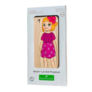 Discoveroo 6 Layer Body Puzzle - Girl