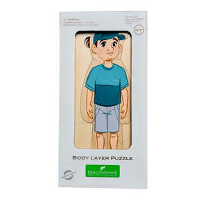 Discoveroo 5 Layer Body Puzzle - Boy