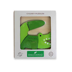 Wooden Toys: Discoveroo Chunky Puzzle Aligator