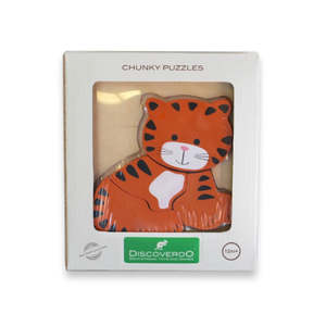Wooden Toys: Discoveroo Chunky Puzzle Tiger