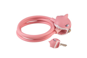 Bike Lock Pink Shark
