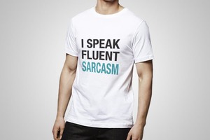 Fluent Sarcasm Printed T-Shirt