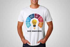 Human Needs Printed T-Shirt