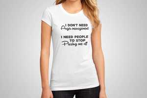 Products: Anger Management Printed T-Shirt