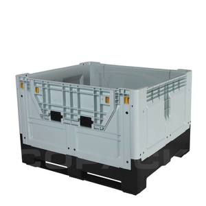 COPACK 700 Litre Solid Collapsible Pallet Bin - Doors