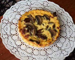 Products: Ham & Mushroom Quiche