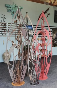 Art Scape Collection: Harakeke Tower (Tuis in Flax)