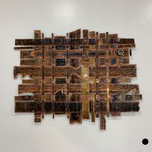 Weaves: Copper Weave Wall Art
