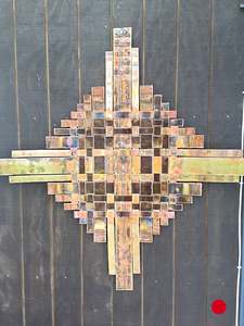 Copper Weaves Wall Art