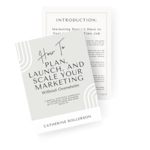 Products: How to Plan, Launch, and Scale Your Marketing Without Overwhelm Copy By Catherine